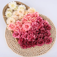 thumbnail image 2 of 50 Cabezas Flores Rosa Artificial Decoración Boda Fiesta 5cm, 2 of 6