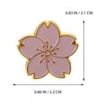 thumbnail image 2 of SHISUYAN 2 Pcs Broche Fleur de Cerisier Épinglette Décorative de Corsage Modèles Assortis, 2 of 8