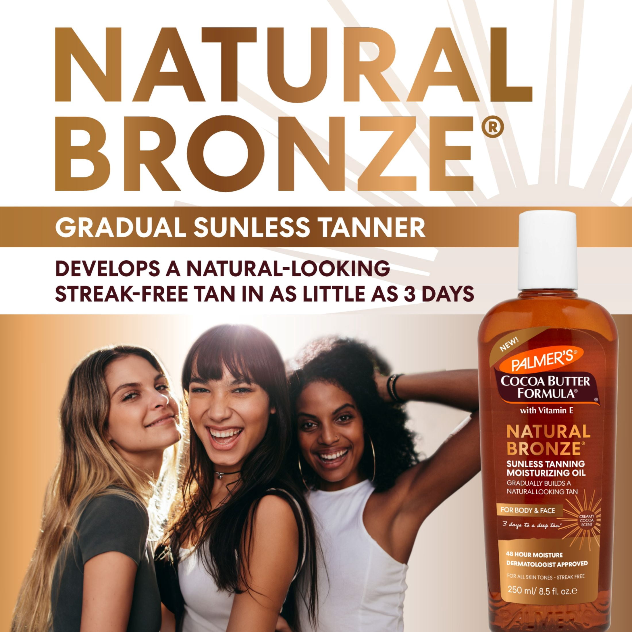 Palmer's Natural Bronze Sunless Tanning Oil 8.5 fl. oz.