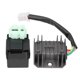 thumbnail image 3 of Ignition Coil Rectifier Solenoid Relay Spark Plug 6-Pin AC CDI Kit Fit for GY6 50cc 150cc 125cc Racing ATV Scooter, 3 of 5