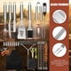 thumbnail image 5 of 35 Piezas asador de Carne, Utensilios para Asador de Acero Inoxidable, Profesional Kit para Asar Carne, para Cenas Familiares, Barbacoa Al Aire Libre Y Picnic Kit Parrillero, 5 of 6