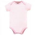 thumbnail image 5 of Touched by Nature Baby Girl Organic Cotton Bodysuits 5pk, Cherry Blossom, 6-9 Months, 5 of 6