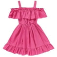 thumbnail image 1 of XQYLOS Tween Girls Party Dress Off Shoulder Formal Wedding Ruffl𝖾 Princess Gown Prom Homecoming Celebration Evening Dress, 1 of 8