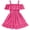 Hot Pink, variant on Tween Girls Party Dress Off Shoulder Formal Wedding Ruffl𝖾 Princess Gown Prom Homecoming Celebration Evening Dress