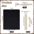 thumbnail image 2 of Book Binding Cloth Kits Binding Tools Set with 2Sheets Black Cotton Cloth Fabric Book Cloth 2pcs Bone Folder Paper Creaser 1 Brush for DIY Bookbinding Crafts Sewing 126×15.8 inch DIY, 2 of 6
