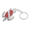 thumbnail image 4 of LOVIVER Zinc Alloy Sea Turtle Dive Flag Key Chain Holder With Charm, 4 of 8