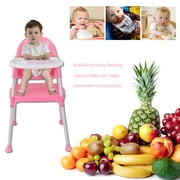 3 In 1 Safety Seat Folding Dining Feeding Highchair Portable Baby Kids Chair
