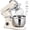 White 7QT, variant on 7QT Stand Mixer Aluminum Die Casting,650W 11 Speed Tilt-Head Kitchen Electric Stand Mixer, Household Food Mixer with Stainless Steel Bowl, Dough Hook, Whisk and Beater,Food Mixer for Baking, Cake