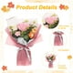 thumbnail image 2 of Ramo de Flores de Ganchillo Uxcell, Rosa de Punto Hecha a Mano con Bolsa de Regalo para Decoración del Hogar DIY [Rosa], 2 of 6