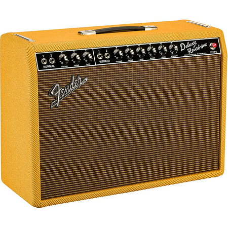 Fender '65 Deluxe Reverb 22W 1x12 Tube Guitar Combo Amp Limited Edition Pine