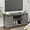 Grey, variant on Farmhouse TV Stand for Televisions up to , Sliding Barn Doors and Storage Cabinets, Console Table and Media Furniture for Living Room