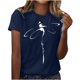 thumbnail image 1 of Blusa suelta de manga corta con cuello redondo y estampado a la moda para mujer Pompotops hfajkhk129345, 1 of 5