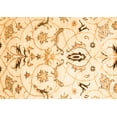 thumbnail image 1 of Ahgly Company Indoor Rectangle Abstract Orange Contemporary Area Rugs, 3' x 5', 1 of 1