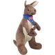 thumbnail image 1 of Canguro de peluche con bufanda australiana, juguete suave de 43 cm para mamá y bebé (azul), 1 of 5