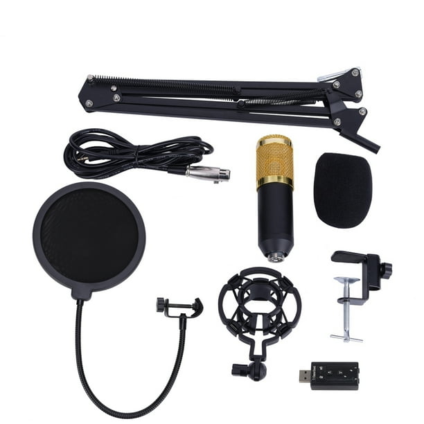 Studio Condenser Microphone, Condenser Microphone Easy To Attach ...