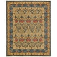 thumbnail image 1 of Unique Loom Tapis Design de Bordure Edinburgh 8' x 10' Rectangle Bleu/beige, 1 of 2