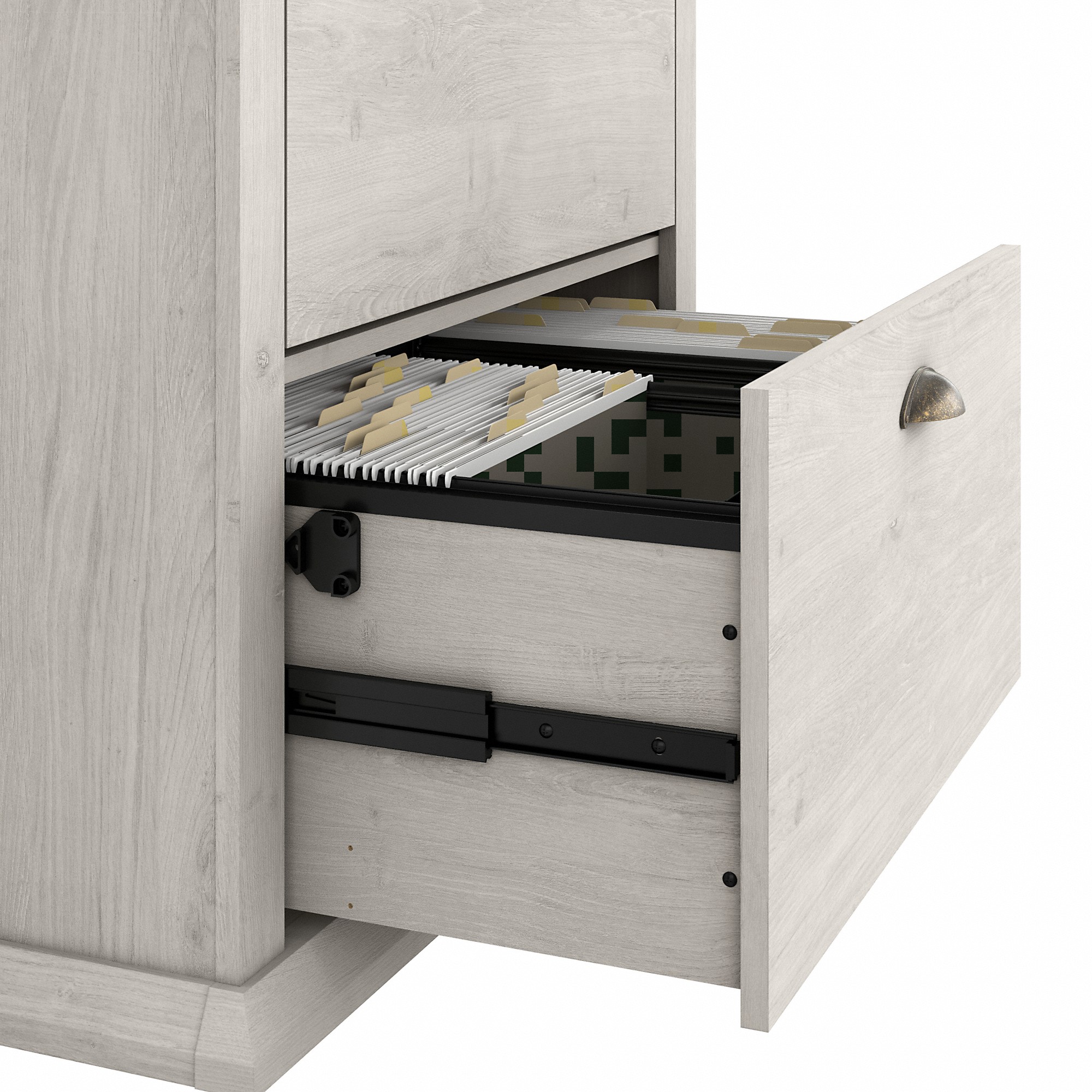 Yorktown 2 Drawer Lateral File Cabinet in Linen White Oak - image 4 of 7
