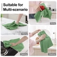 thumbnail image 6 of Simmore Premium Kitchen Towels, 100% Cotton Dish Towels for Drying Dishes, Ultra Soft Absorbent Ribbed Terry Towels Set with Hanging Loop, 18"x 28", 8 Pack, Grass Green, 6 of 10