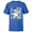 Royal, variant on Disney Daisy Duck Probably Late for Something Funny - Short Sleeve T-Shirt for Kids - Customized-White