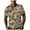 Khaki, variant on Summer Shirts for Men V Neck Camouflage Pattern Printed Short Sleeve Crew Neck Soft Loose Breathable Daily Mens Tops Yellow XXL