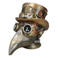 thumbnail image 4 of Ebros Bizarre Industrial Victorian Steampunk Plaque Doctor Bust Skull Figurine, 4 of 9