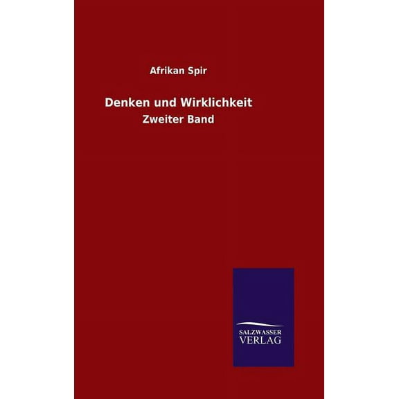 Denken und Wirklichkeit (Hardcover)