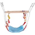 thumbnail image 1 of Climbing-Pets Birds Climbing Toy Colorful Swing Ladder Bed Accessories Hanging Decor(Blue), 1 of 7