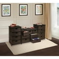 thumbnail image 5 of Badger Basket August Collection Tall Four Basket Storage Unit - Espresso, 5 of 8