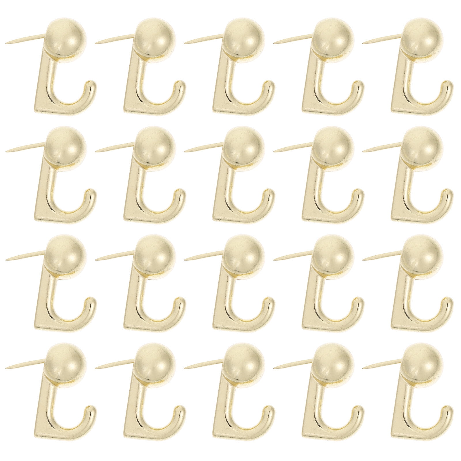 20pcs Push Pin Hooks Alloy Thumb Tacks Decorative Wall Pin Picture Hanging  Hooks 