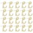 thumbnail image 1 of SHISUYAN Golden Zinc Alloy Push Pin Hooks for Storage Use 20 Pieces Small Size, 1 of 9