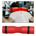 thumbnail image 4 of Premium Squat Pad Replacement Dumbbell Pads Hip Pushes Foam Pad for Men Weightlifting Red, 4 of 6