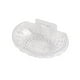 thumbnail image 2 of Bearachild Soporte para jabonera estante de almacenamiento caja montada en la pared Blanco transparente, 2 of 6