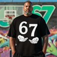 thumbnail image 2 of Big and Tall T Shirts Men Graphic Tee Shirt Short Sleeve Plus Size 4XL T0 5KPG W13, 2 of 8
