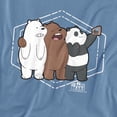thumbnail image 2 of We Bare Bears Selfie Women's T Shirt, Carolina Blue, Medium, 2 of 6
