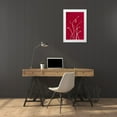thumbnail image 3 of Van, Laura 22x32 White Modern Wood Framed Museum Art Print Titled - A Spot Of Red, 3 of 4