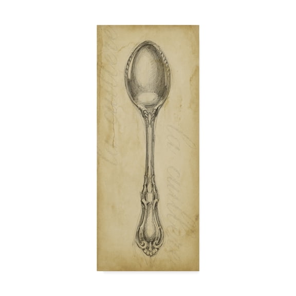 Trademark Fine Art 'Antique Spoon' Canvas Art by Ethan Harper