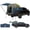 Green&Yellow with Awning（Fits 6.4‘-6.7’）, variant on Truck Bed Tent with Awning: 6.4-6.7FT PU3000mm Waterproof Tailgate Pickup Truck Tents, Easy Set-up for 2 Person, Fits Full Size Short Bed, Chevy, Dodge, Ford, GMC,Green&Orange