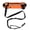 Orange, variant on BIMZUC Hands Free Dog Leash with Detachable Zipper Waist Bag, Reflective Flexible Bungee Running Leash for Walking and Hiking, Adjustable Waistband (Red, 49.2 inches / 125 cm)