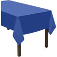 thumbnail image 1 of Party Essentials Heavy Duty Plastic Table Cover, 54 x 108, Royal Blue, 1 of 4