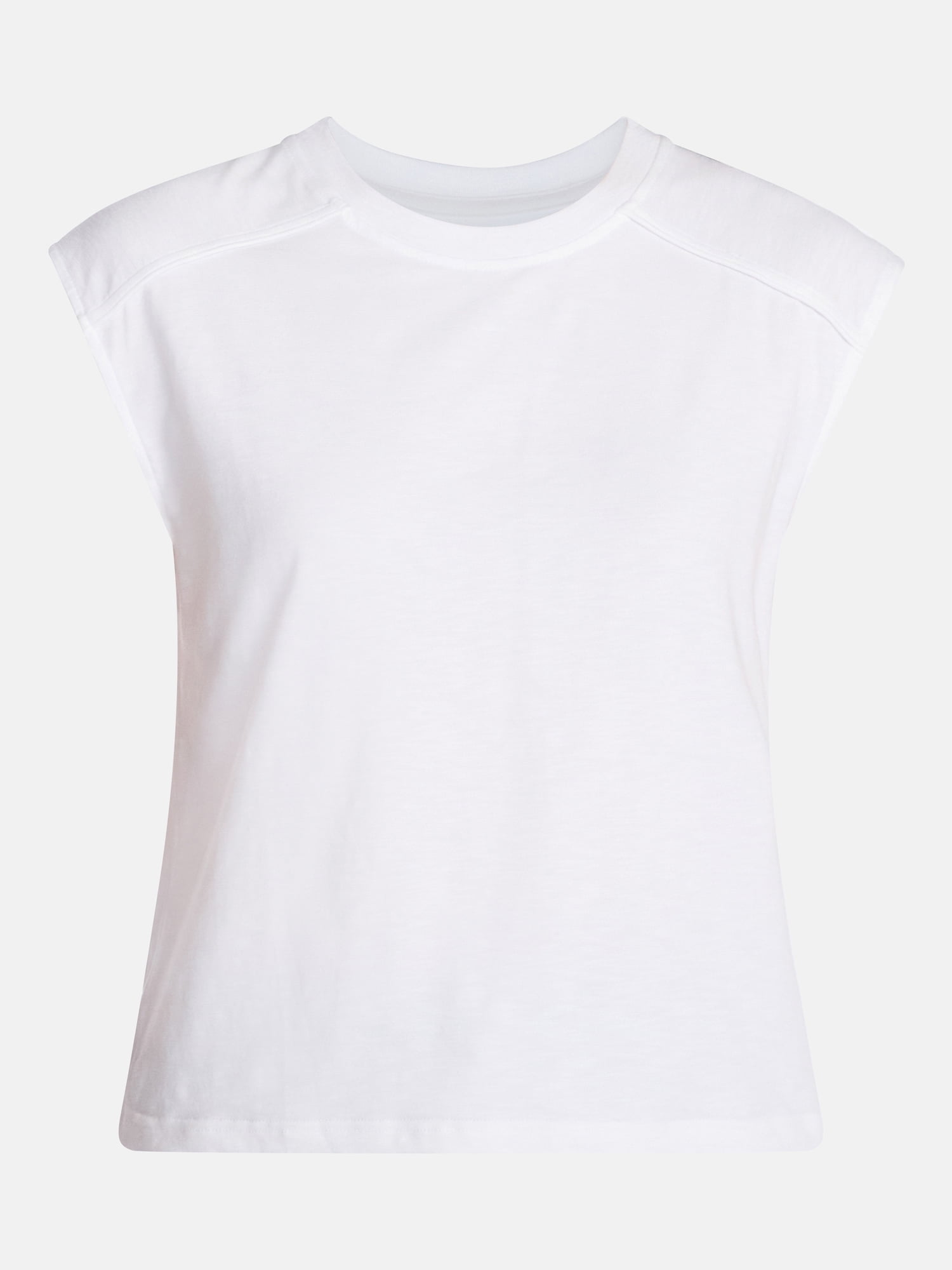 Time and Tru Women's Muscle Tank Top with Piped Trim, Sizes XS-XXXL