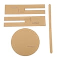 thumbnail image 2 of Transparent Durable  Cut Acrylic Stencil, Acrylic Template, For Cutting Leather Pattern, 2 of 8
