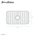 thumbnail image 2 of 25 x 13 Stainless Steel Kitchen Sink Grid, 2 of 2