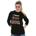 thumbnail image 5 of House Not Home Without A Dog Pet Lover Women's Long Sleeve T Shirt Brisco Brands M, 5 of 6