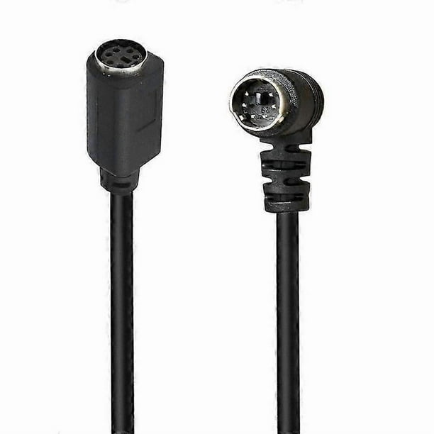 Type A Mini DIN 6 Pin Cable 0.5 Meter Male to Female Right Angle Connector Coppere Extension