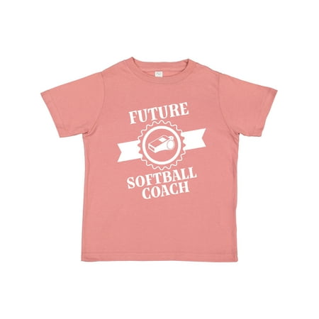 

Inktastic Future Softball Coach Girls Gift Toddler Toddler Girl T-Shirt