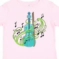 thumbnail image 4 of Inktastic Violin with Musical Notes and Swirls Boys or Girls Toddler T-Shirt, 4 of 5