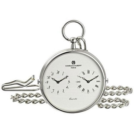 Charles-Hubert Paris Men's 3970-W Classic Collection Pocket Watch