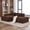 Brown, variant on Wansaly L-Shaped Deep Modular Sectional Seat Cloud Boneless Couch, Upholstered Corduroy Sofa for Living Room (Red, with Right Armrest)