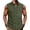 Green, variant on Mens Tops Men's Summer Sleeveless Shirts Beach Cotton Linen Tank Tops Button Down Casual Tank Shirt Vacation Shirt Beige S