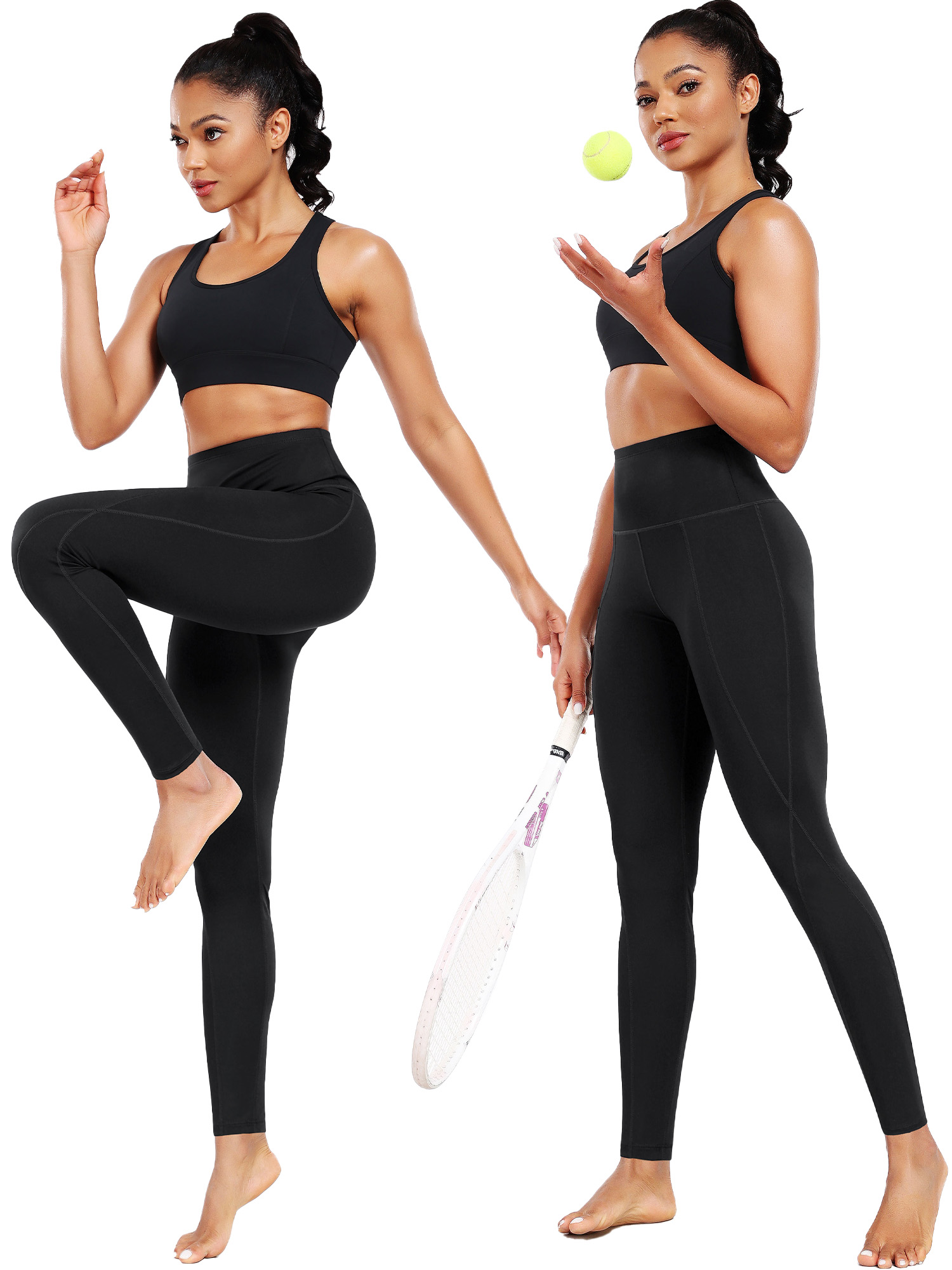 NELEUS Women's High Waist Yoga Leggings with Side Pocket photo 4